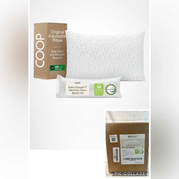 Coop Home Goods Original Adjustable Pillow Queen Size